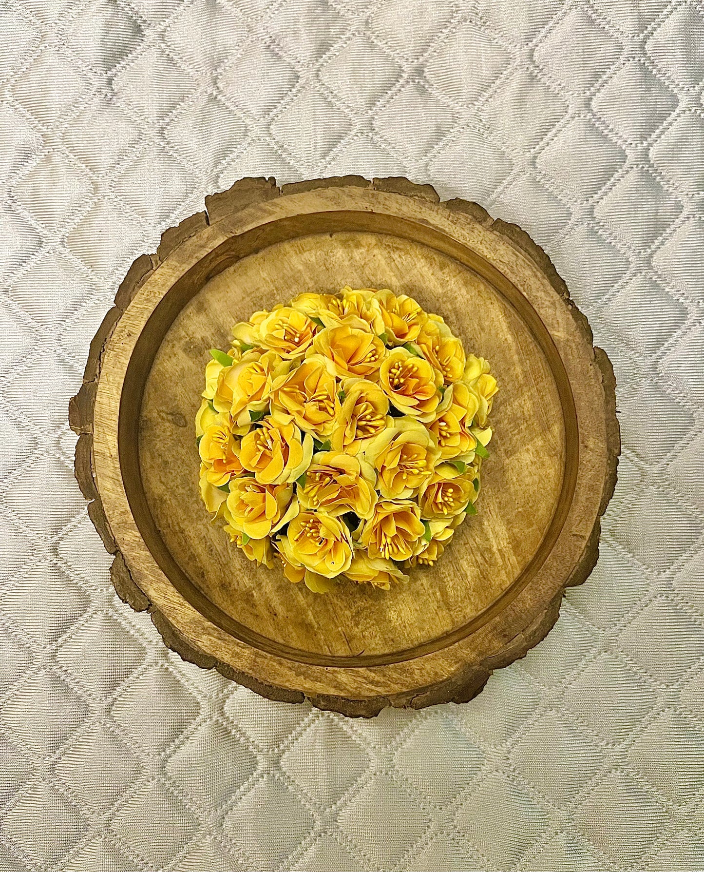 Yellow Flower Bun