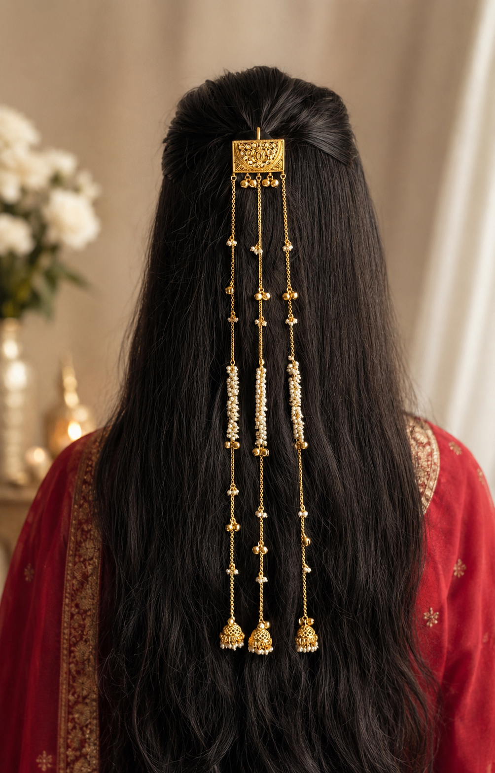 White Parandi Chowkhat