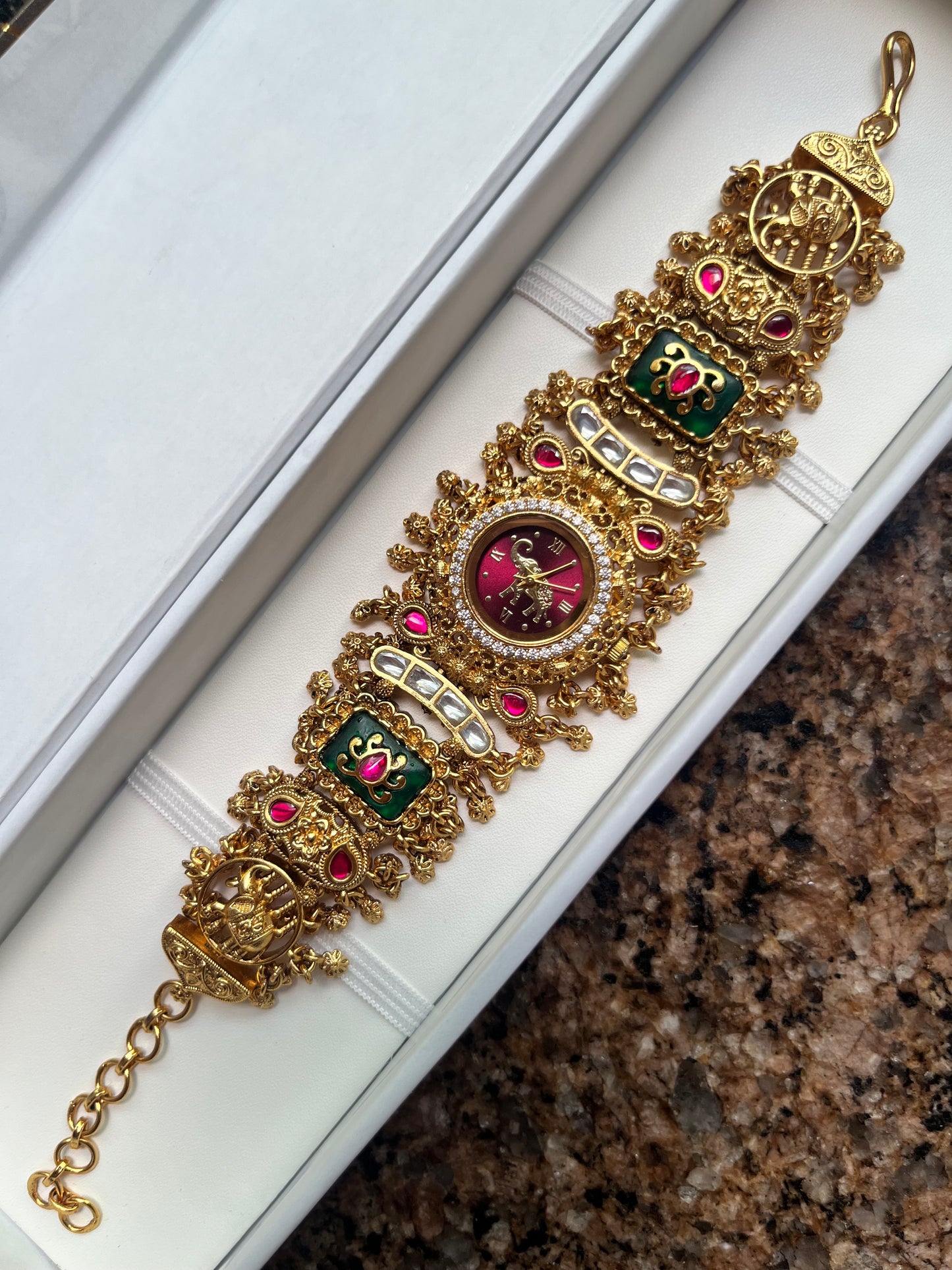 Elephant Watch Maroon