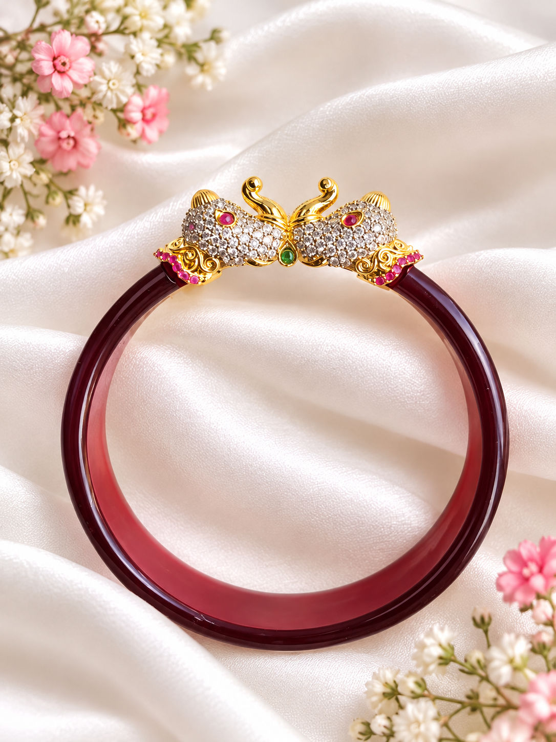 AD Elephant Bangle (24 bangles + 2 kadas)
