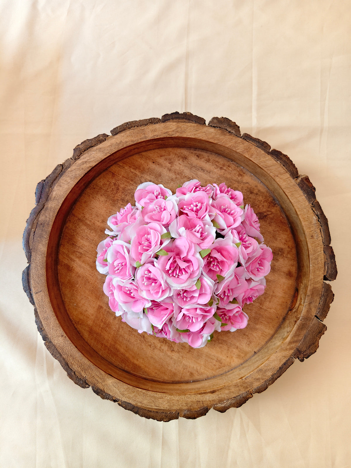 Pink Exotic Flower Bun 2