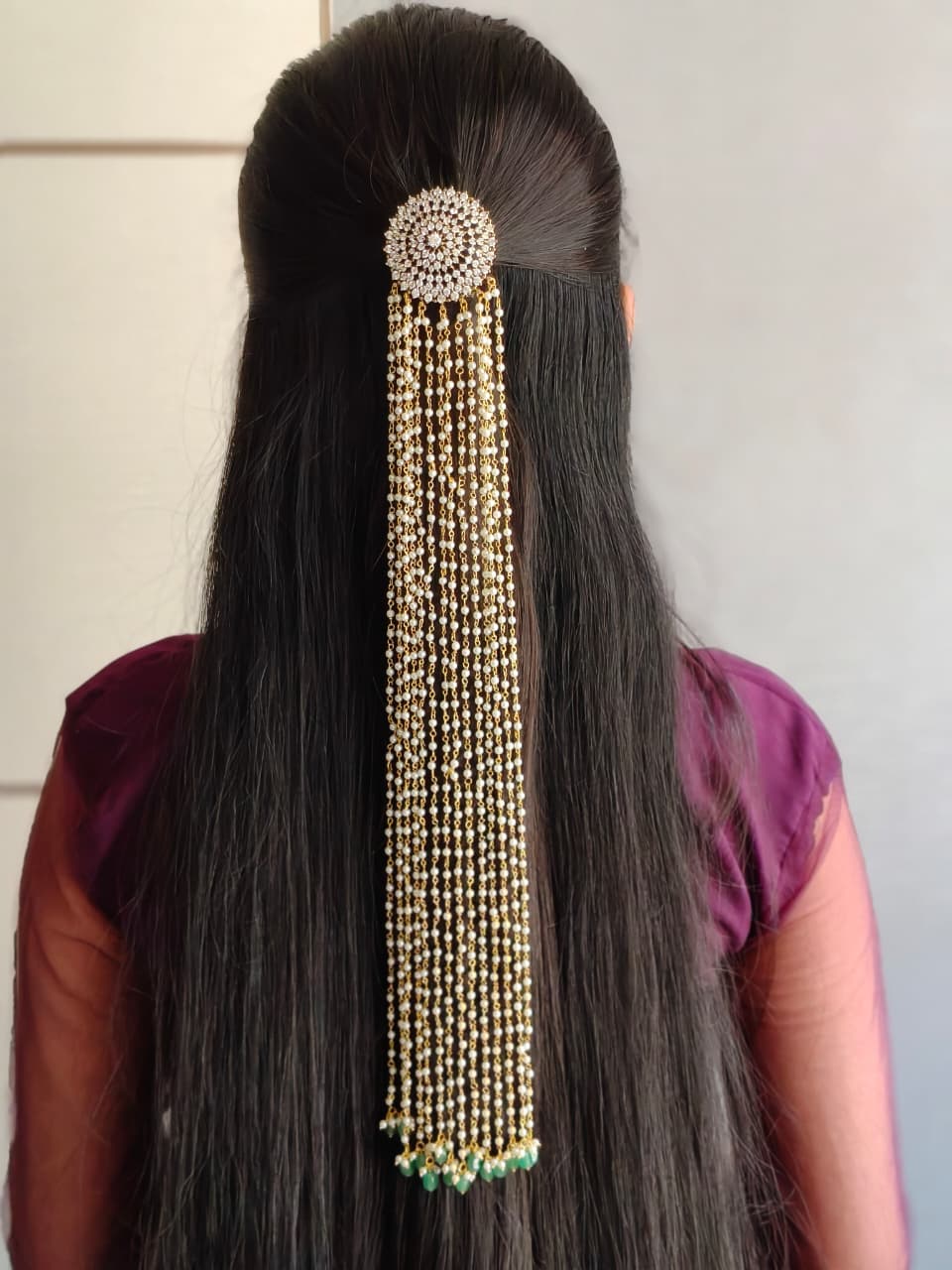 White stone jada billa (bridal)