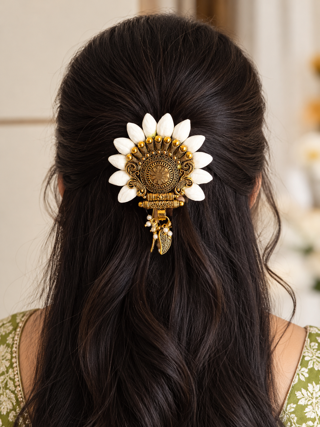 Gold surya pin 3