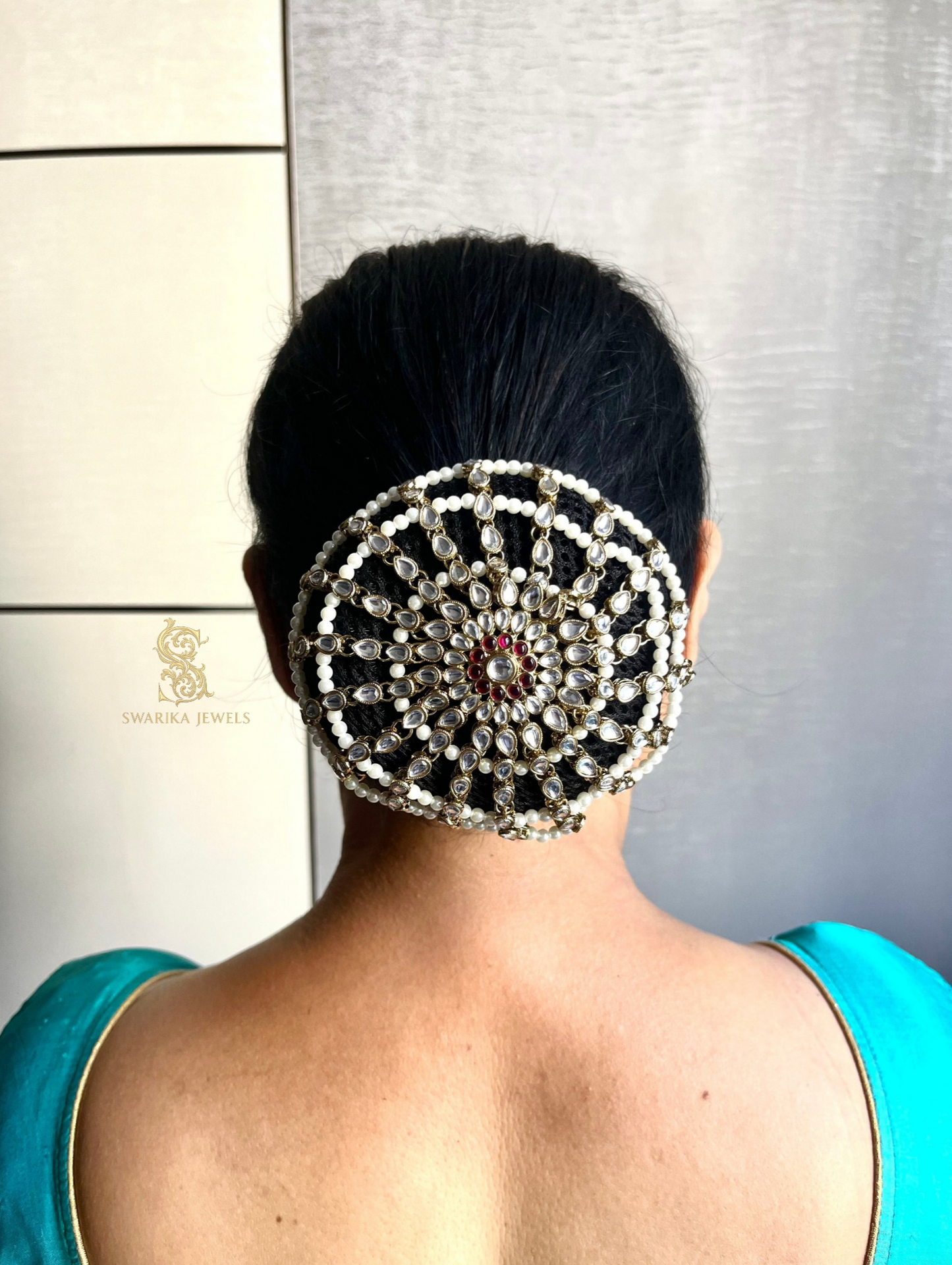 Red Elastic Bun (detachable)