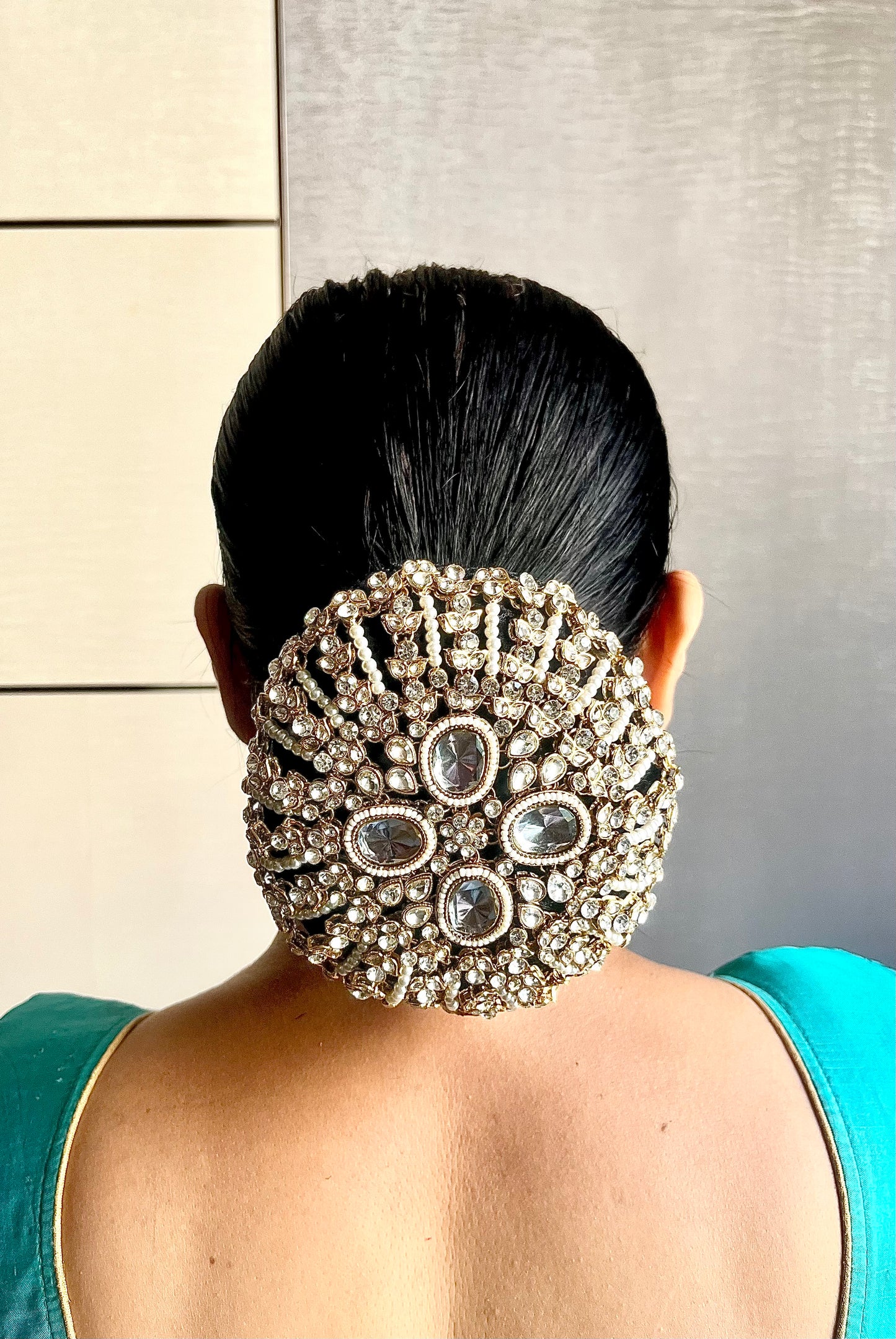 Rajwada Bun (ultimate glam)