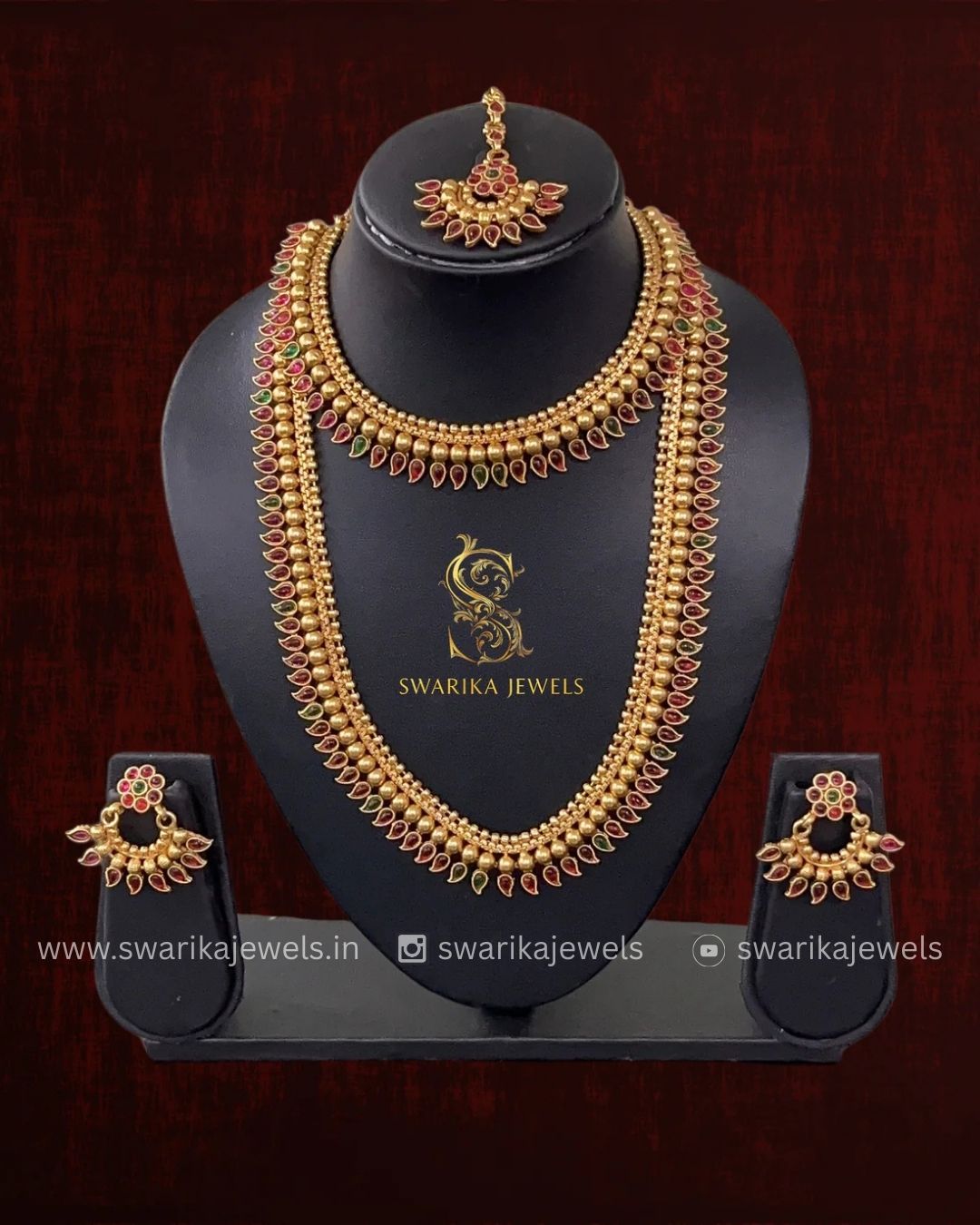 Double Kemp Necklace & Chutti