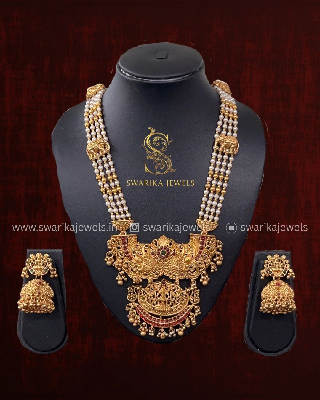 Lakshmi Large Haram White