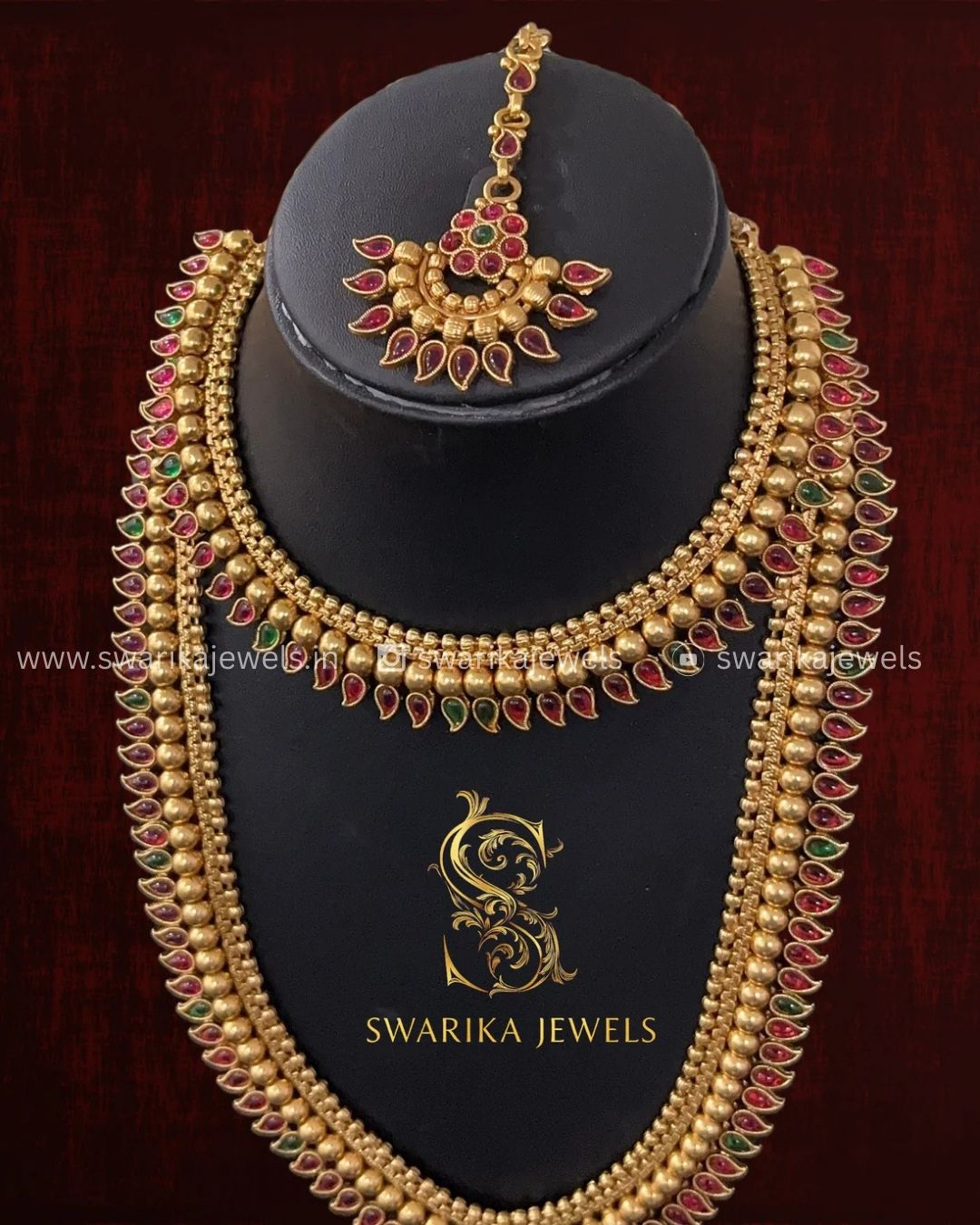 Double Kemp Necklace & Chutti