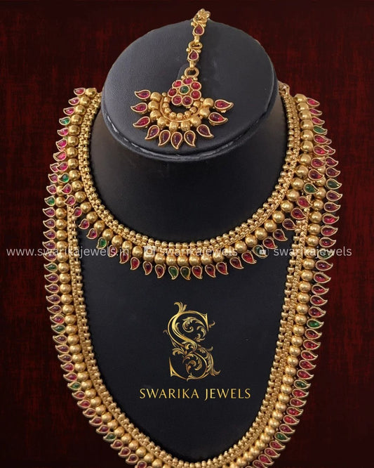 Double Kemp Necklace & Chutti