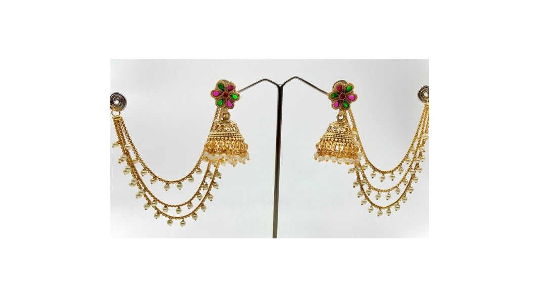 Jhumka earchain