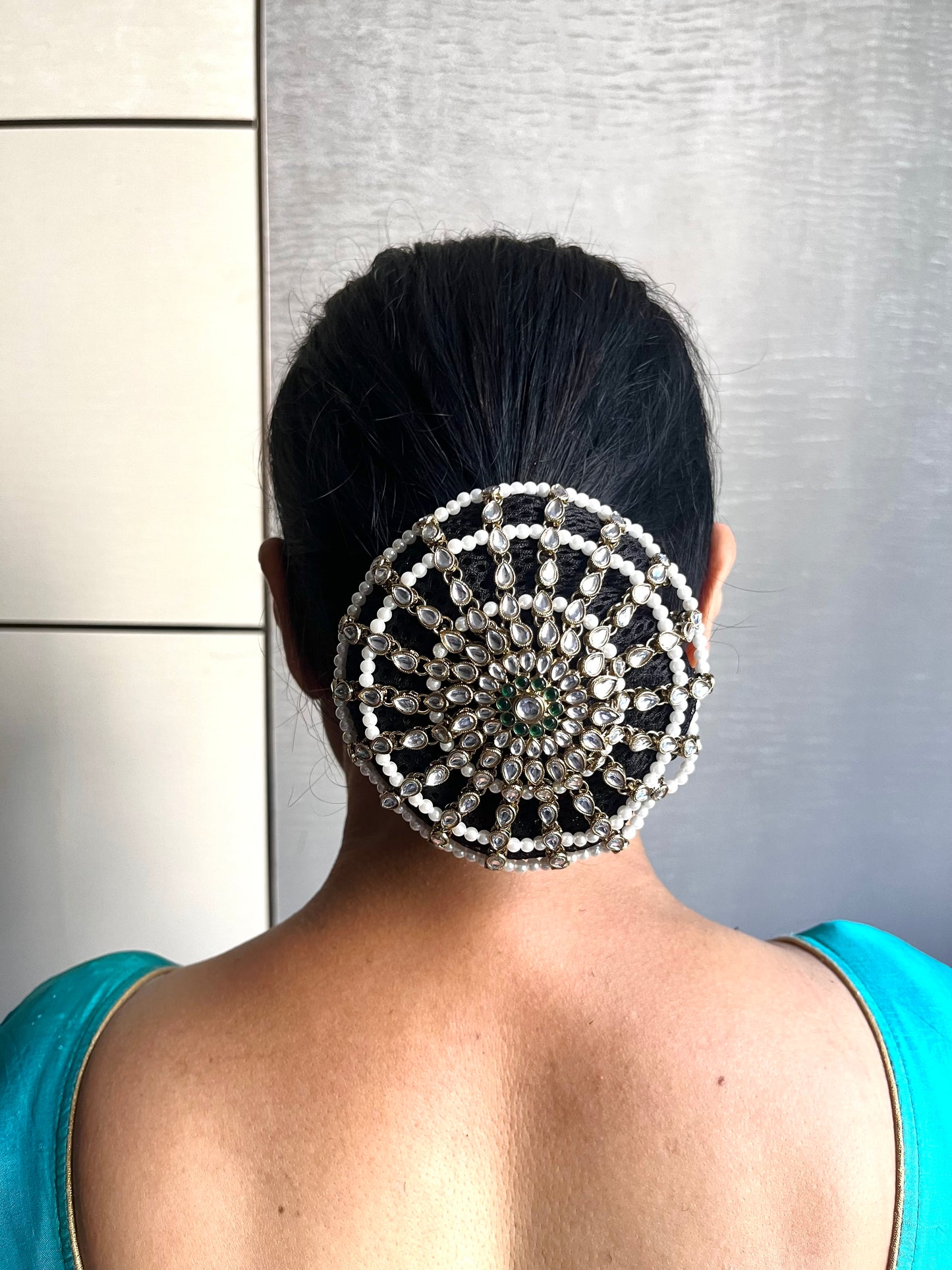 Green Elastic Bun (detachable)