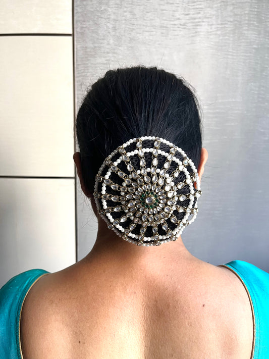 Green Elastic Bun (detachable)