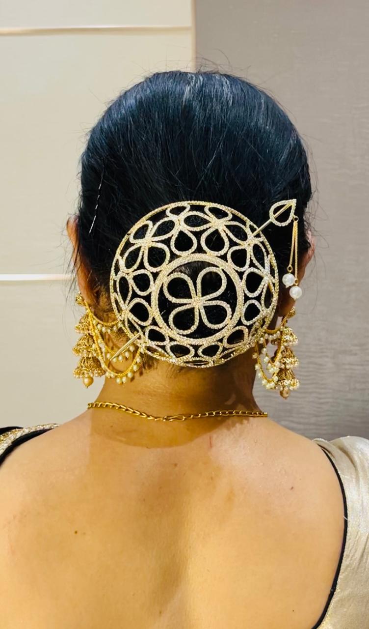 Large Gold Party Bun (metal)