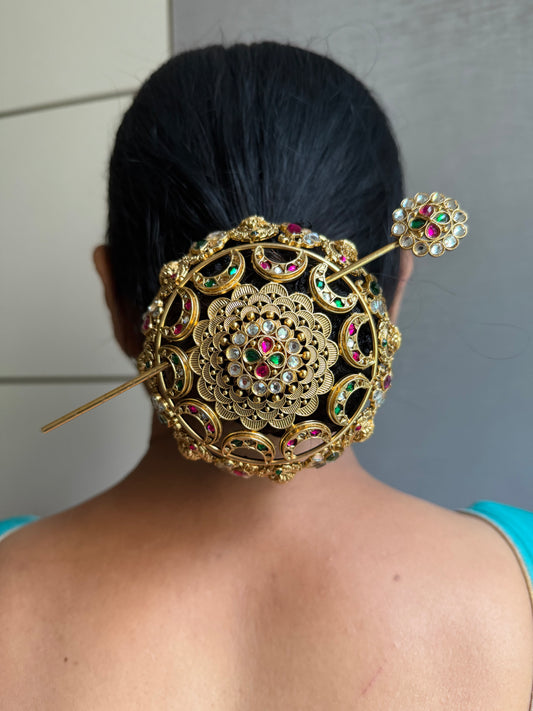 Swarnika Multicolor Bun