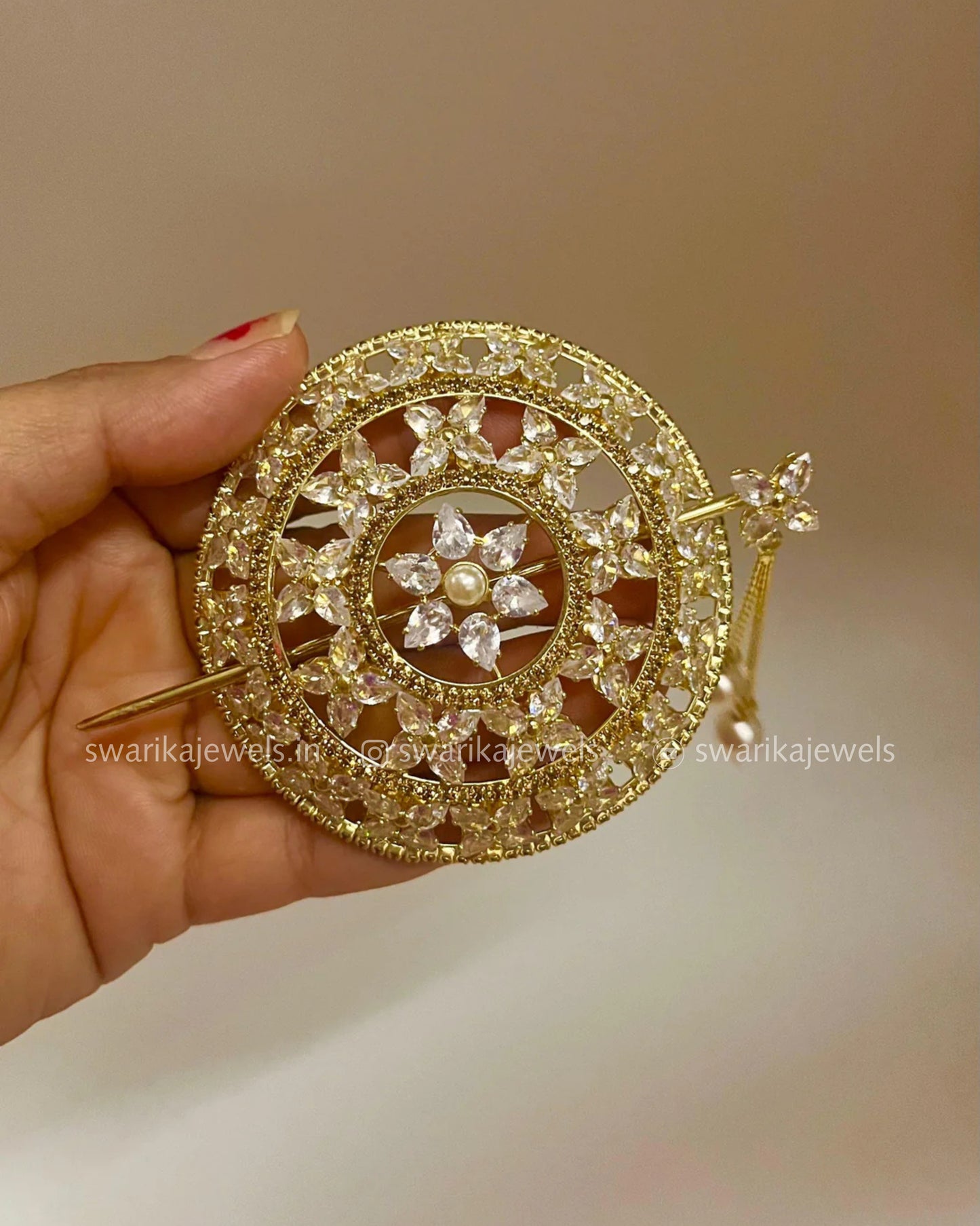 Gold Star Mini Bun  (metal)