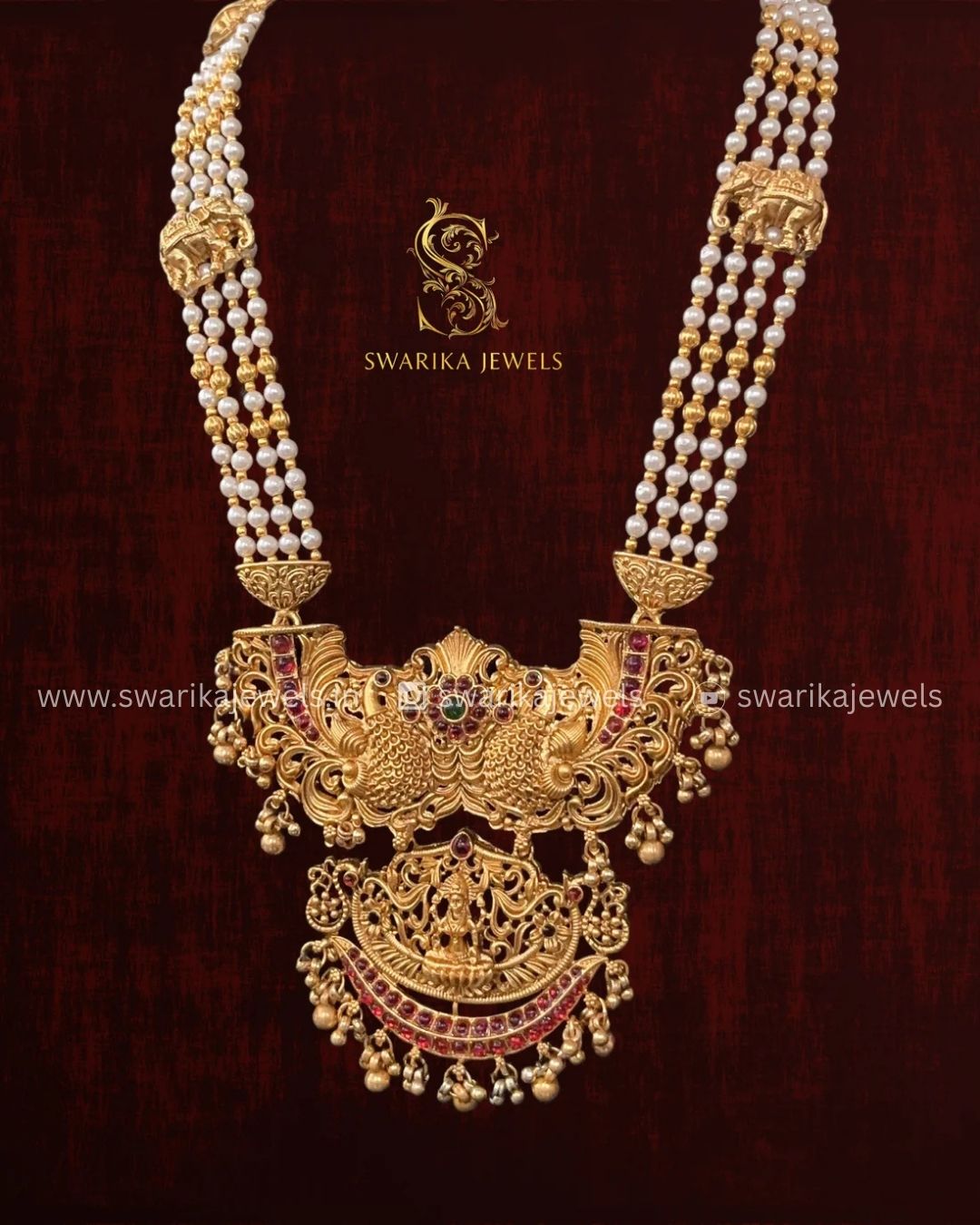 Lakshmi Large Haram White