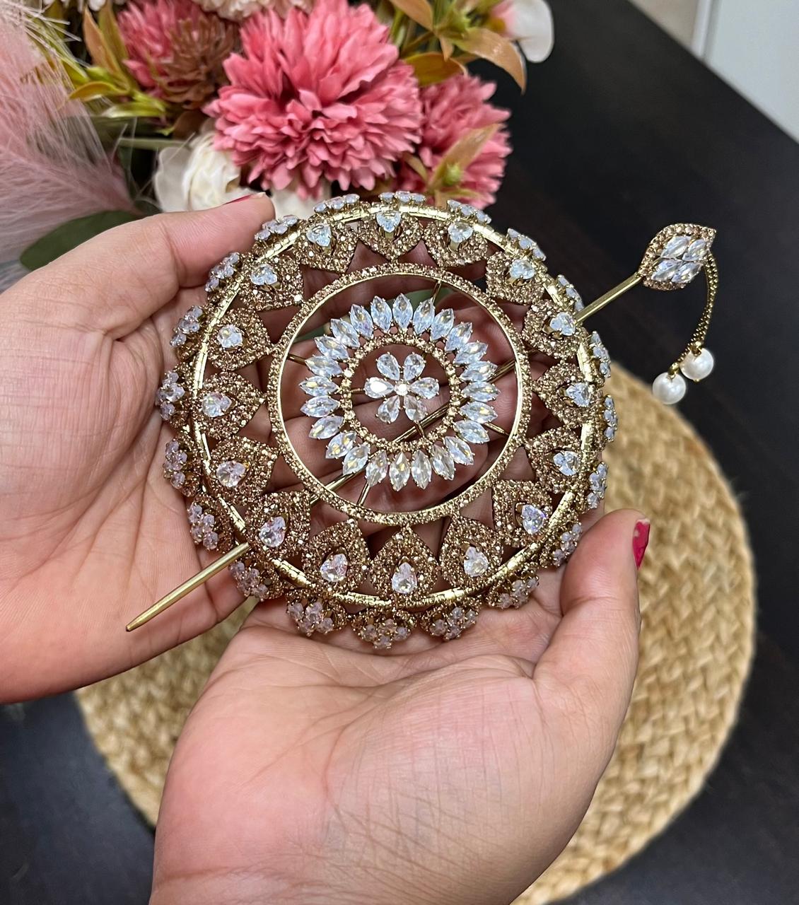 Mehendi Medium Bun (metal)