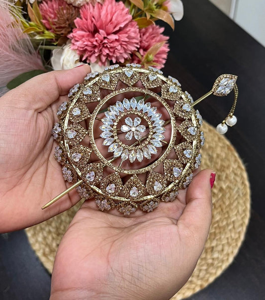 Mehendi Medium Bun (metal)