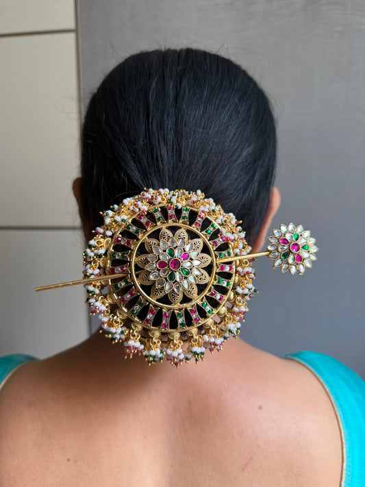 Siyara Multicolour Bun-(15 days to deliver)