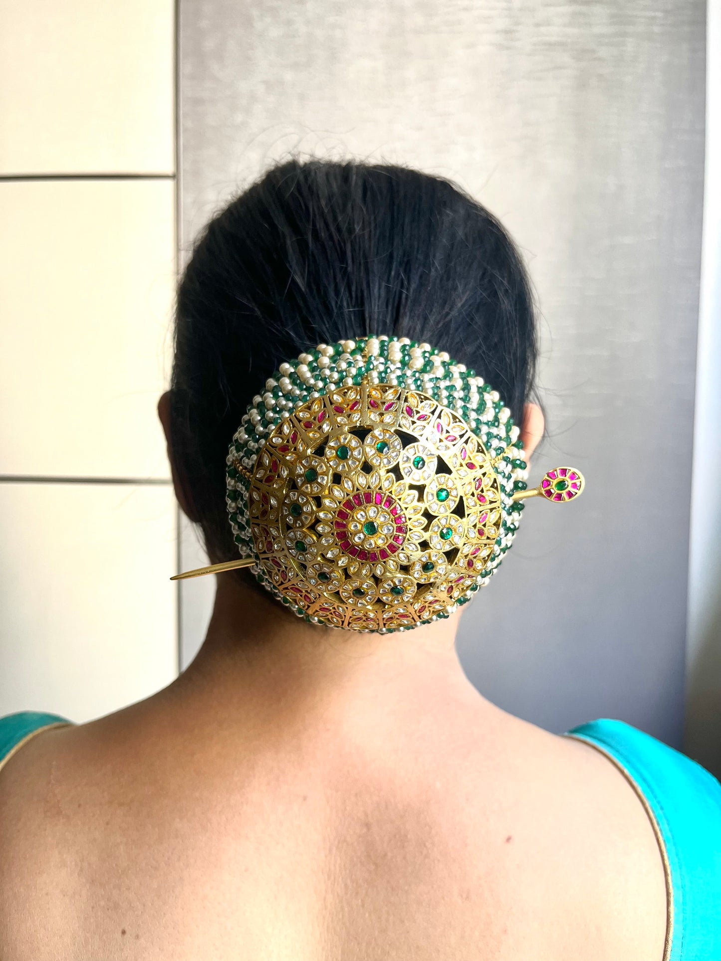 Luxury Kundan Bun