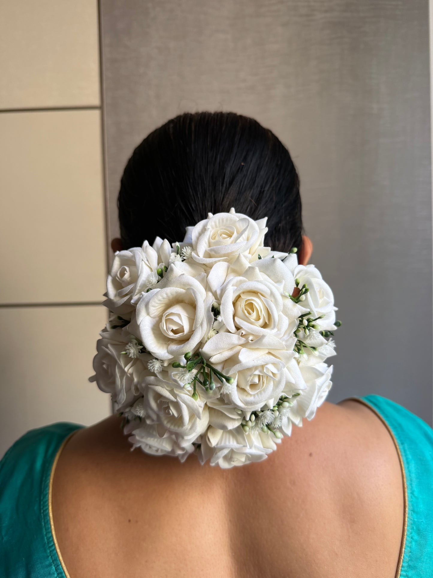 White Flower Bun