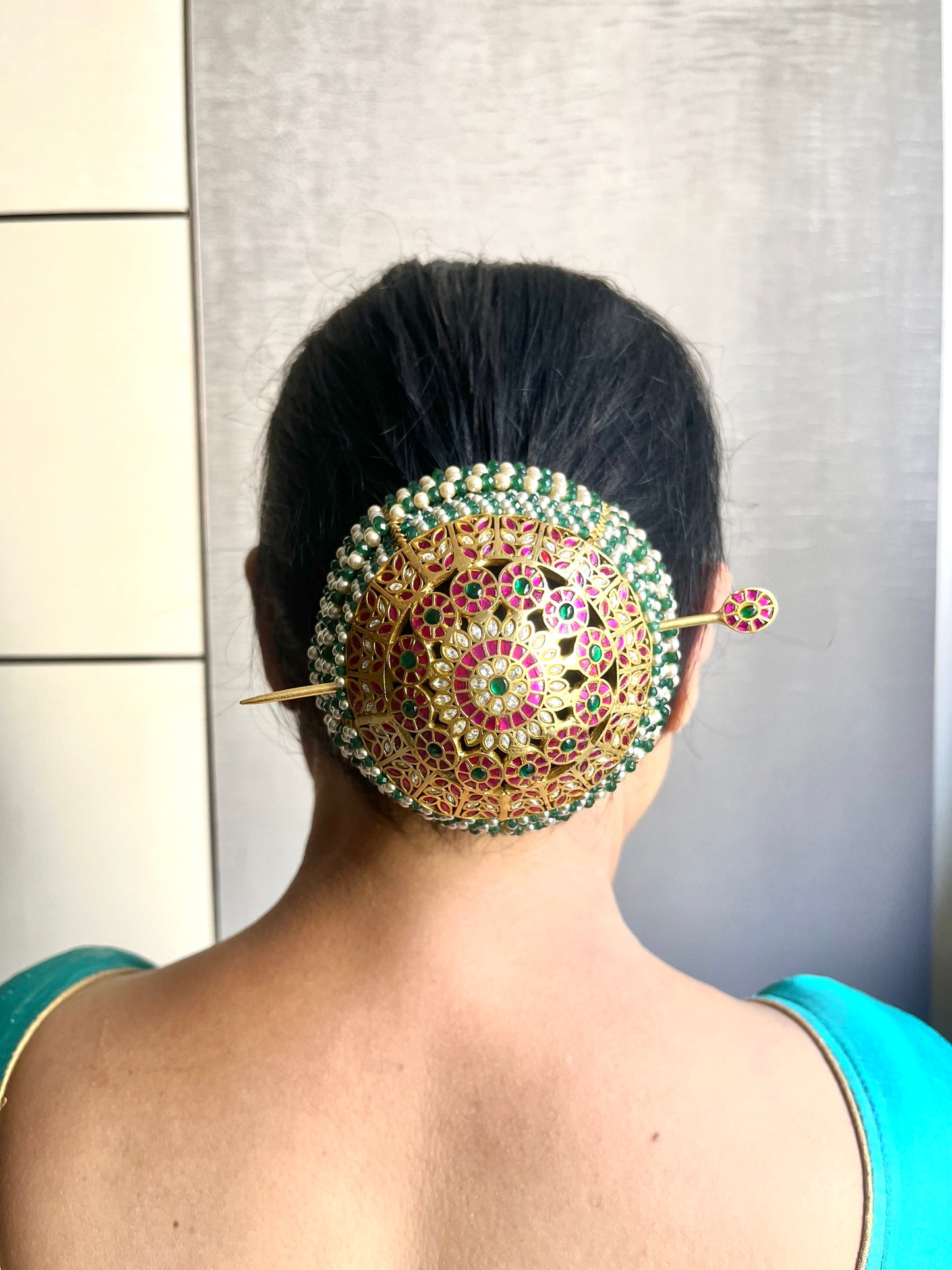 Luxury Kundan Bun