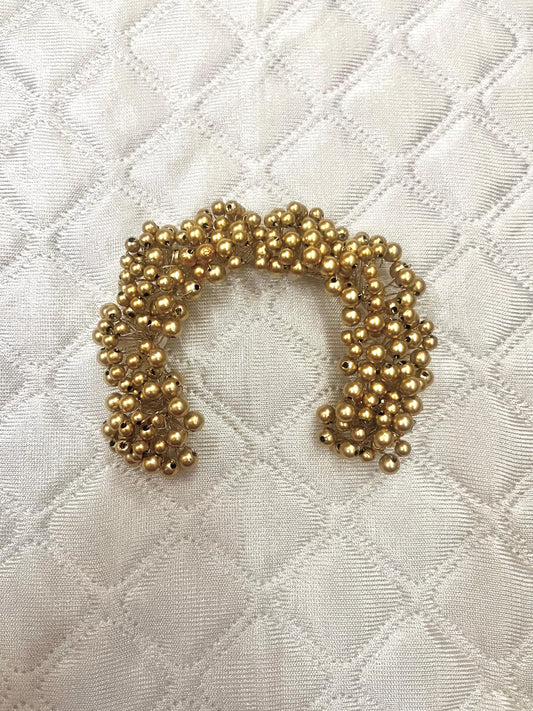 Gold Bead Bun