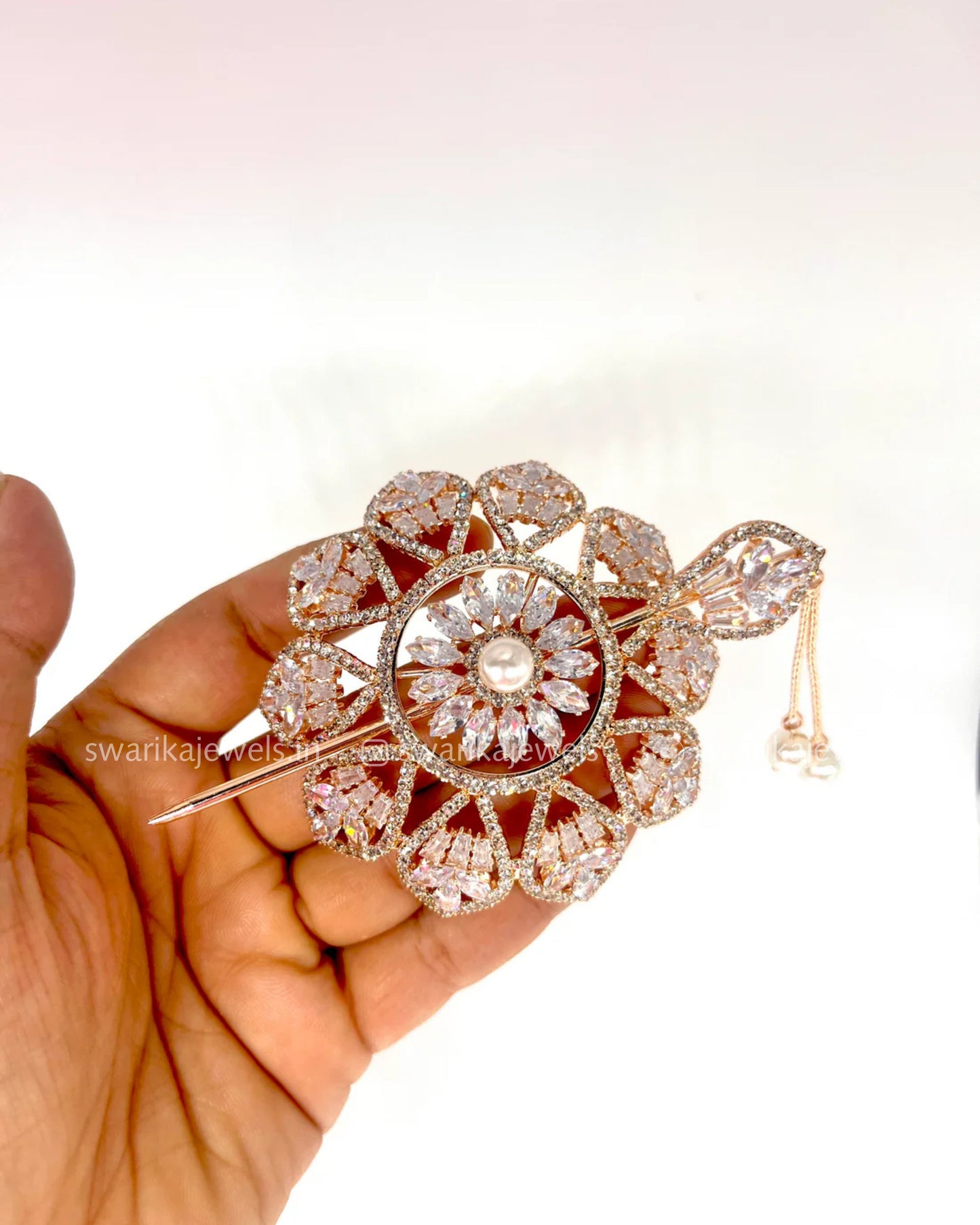 Rose Gold Mini Bun (metal)