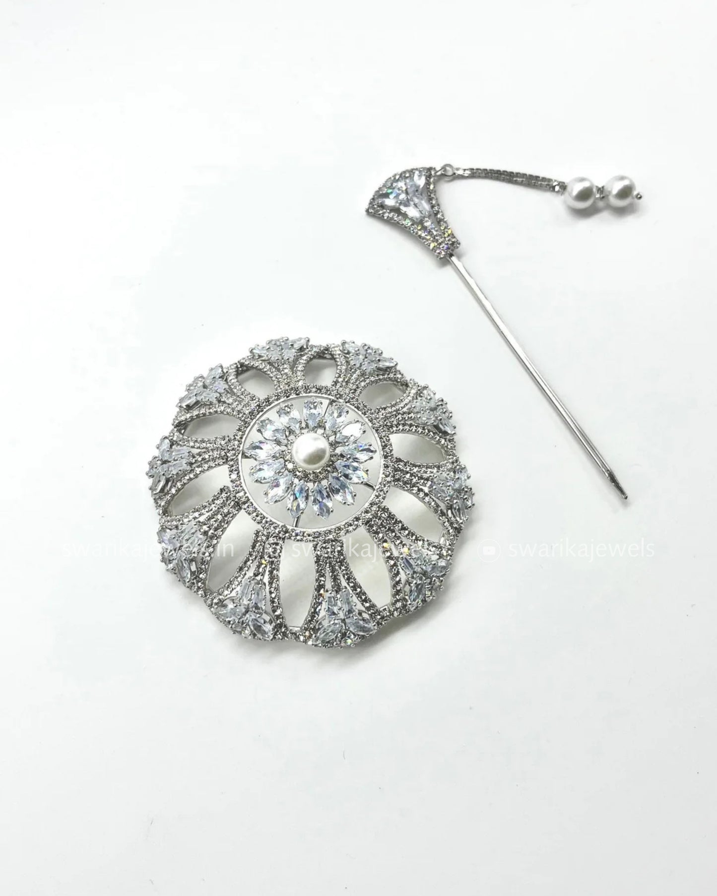 Silver Mini Bun Classy (metal)