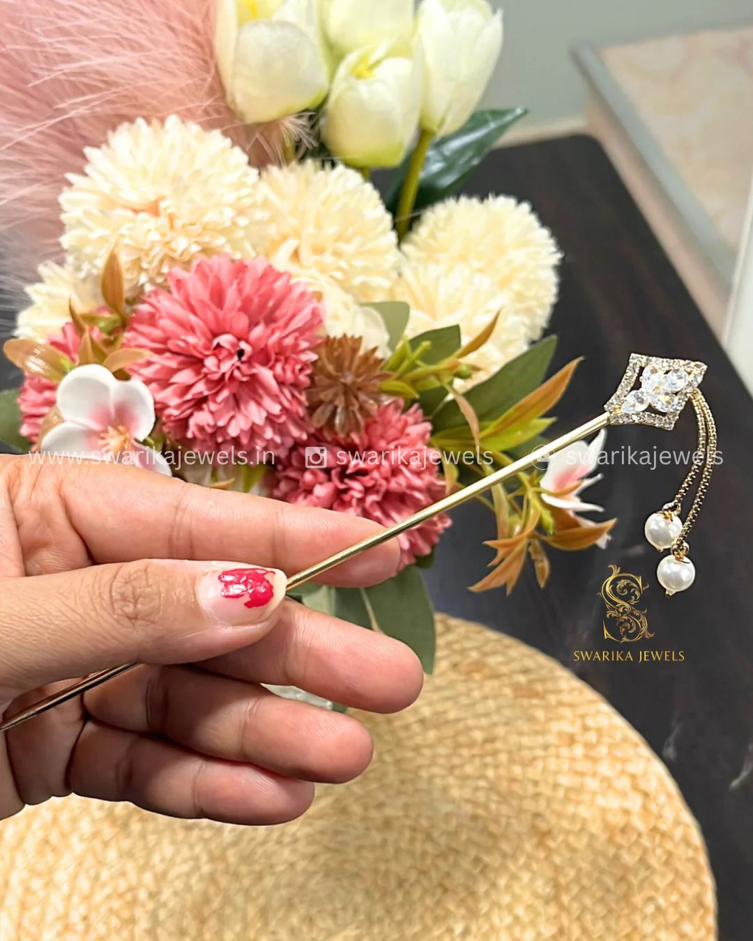 Pearl GOLD Bun Medium (metal)