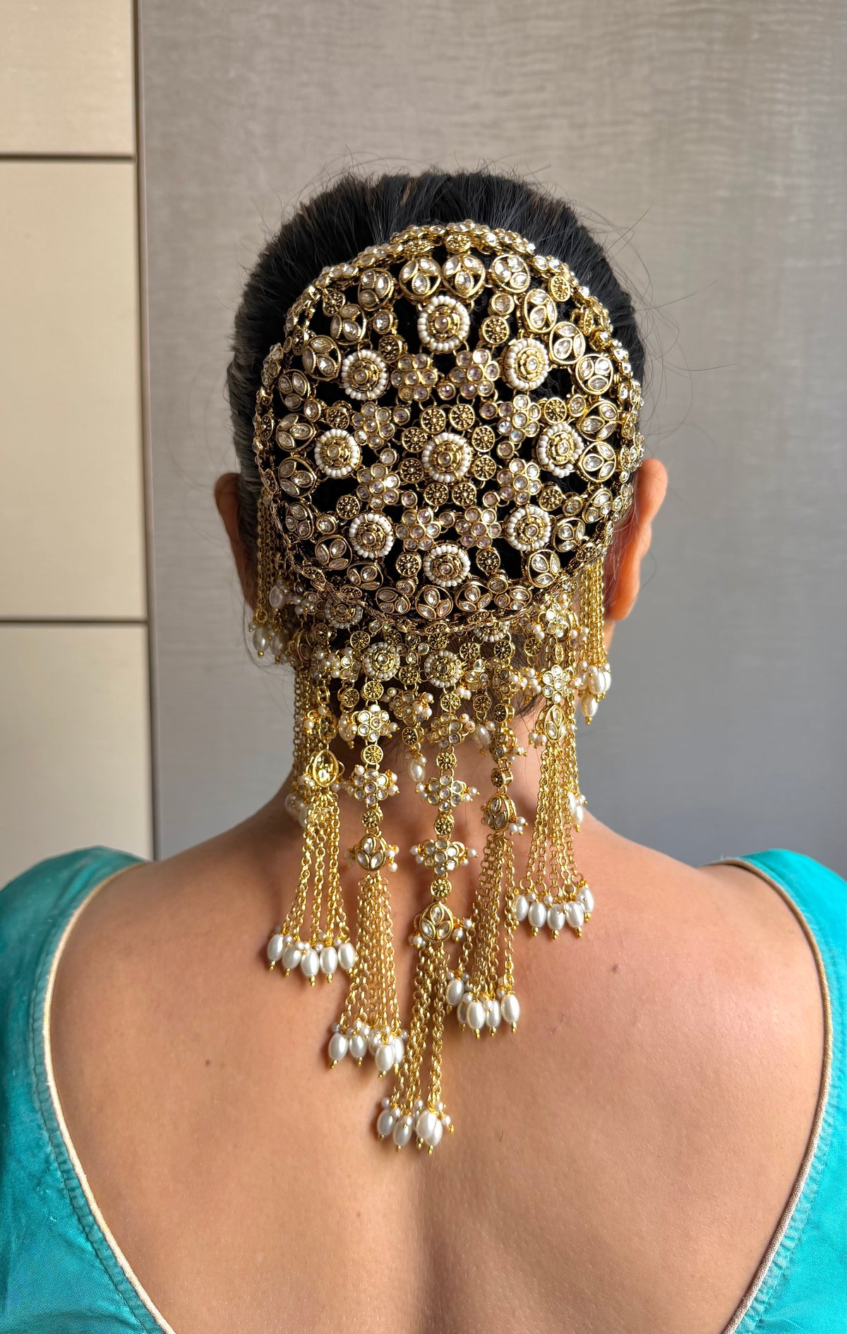 Bridal Glam Bun & Kalire