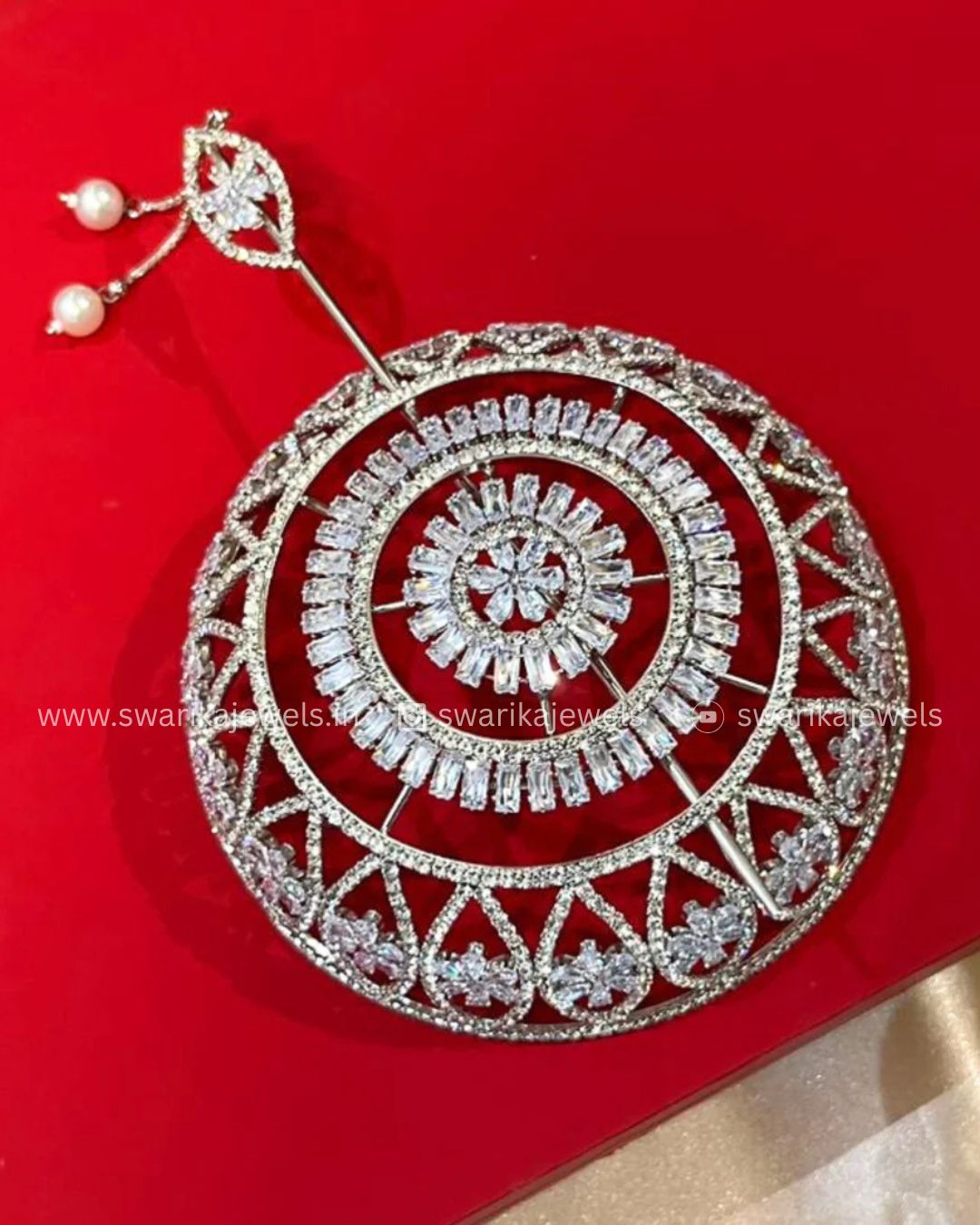 Large Silver Hue bun (metal)