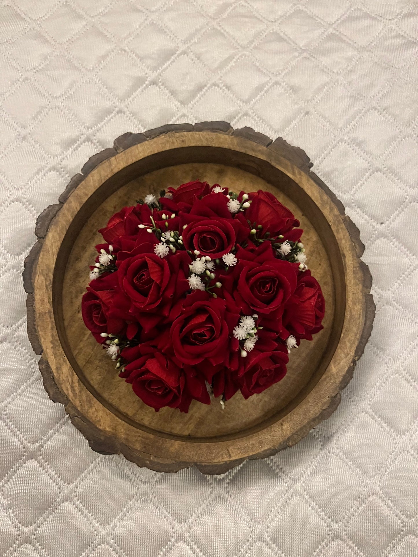 Red Flower Bun