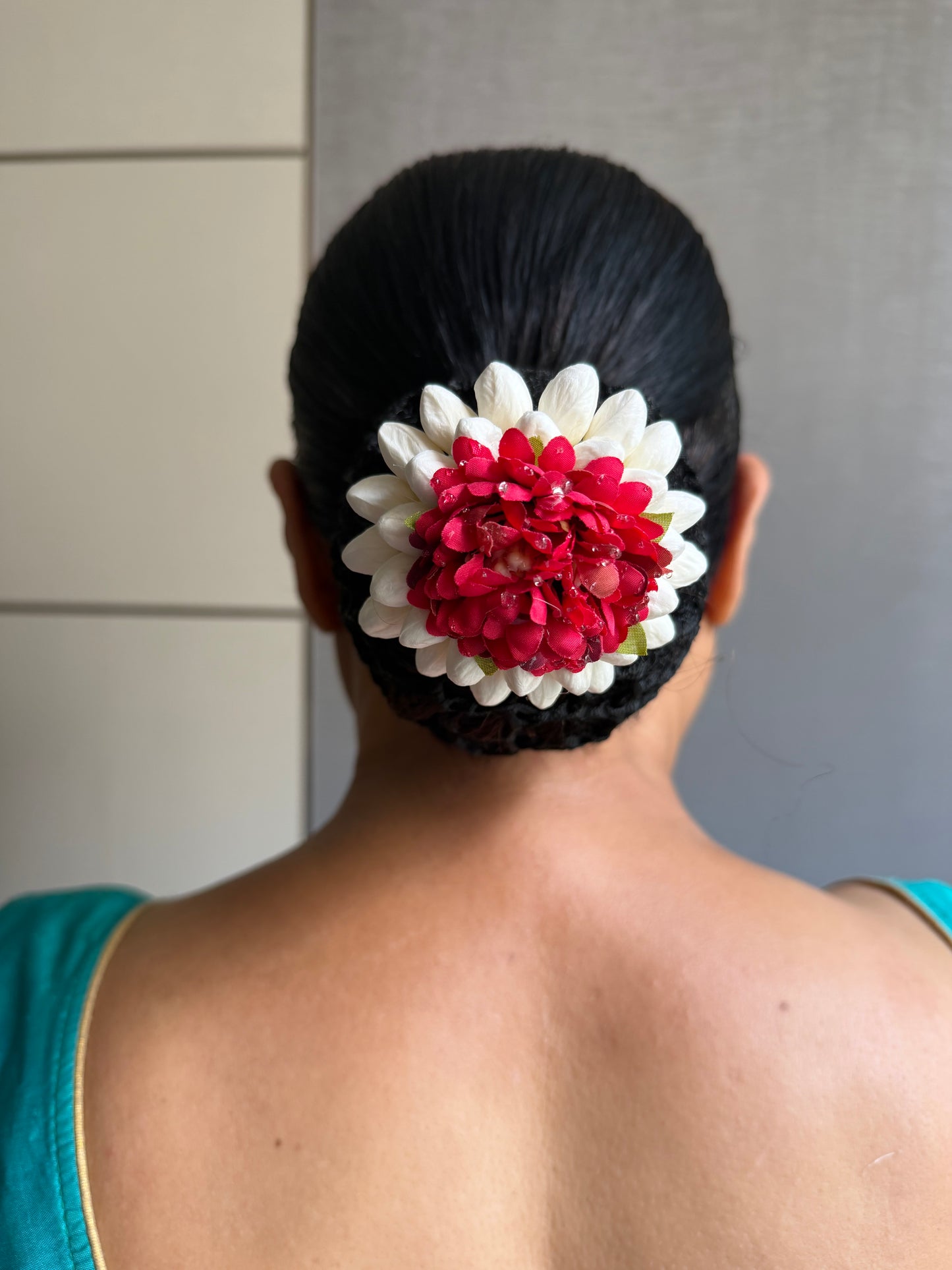 Red Rose Flower Pin