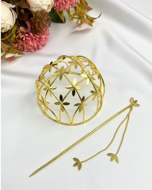 Leaf GOLD bun (metal)