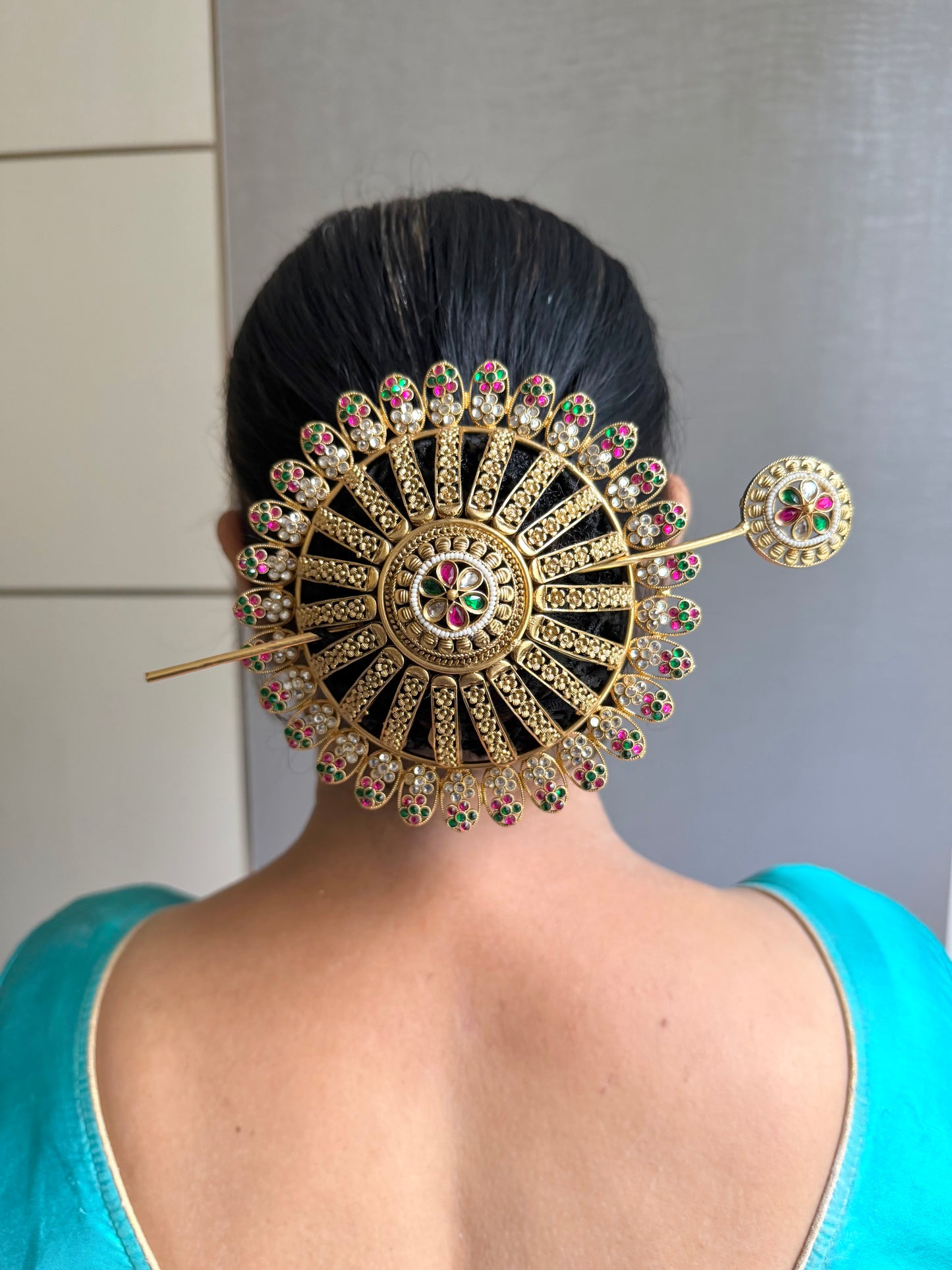 Bridal Sunflower Bun