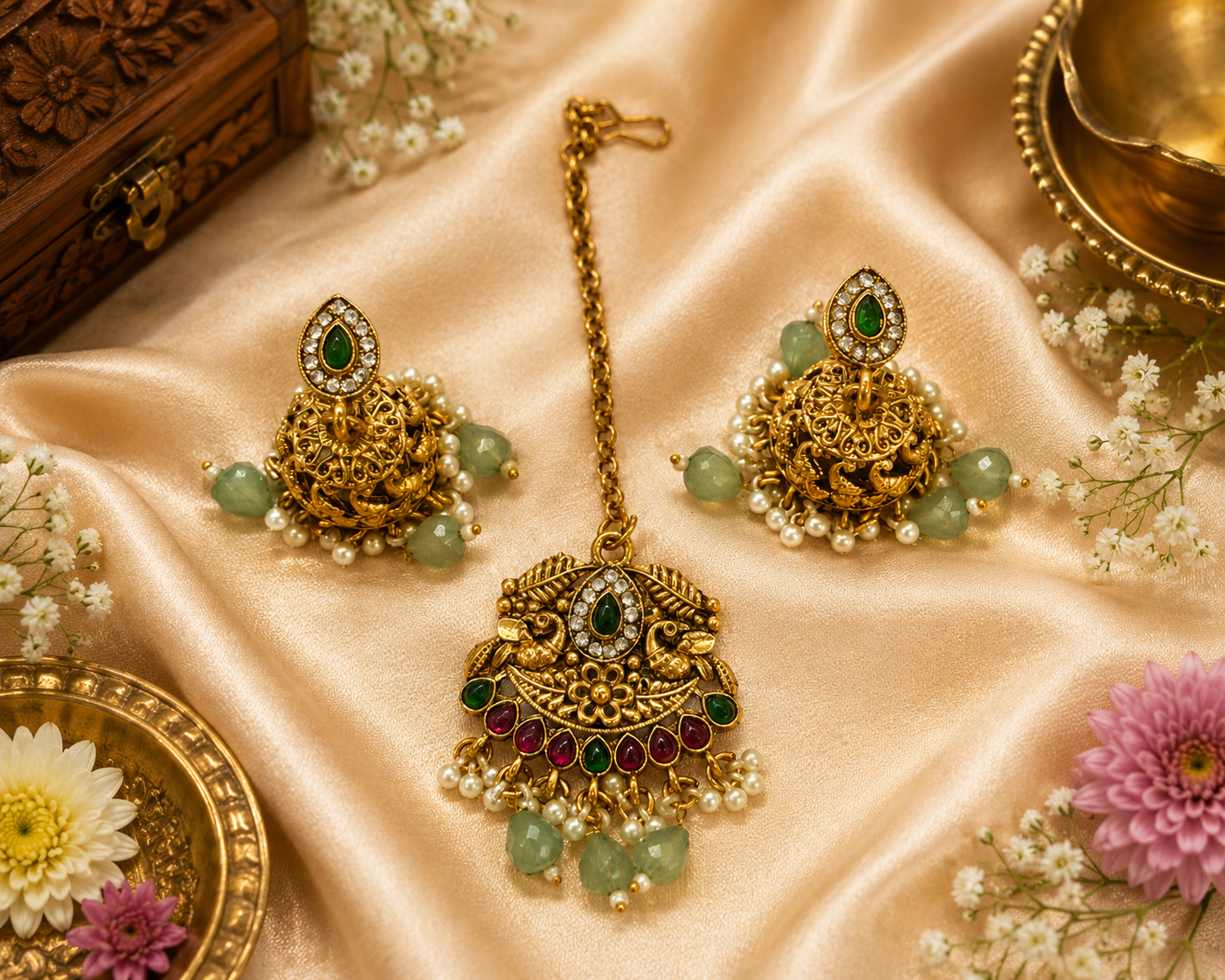 Regal bridal set