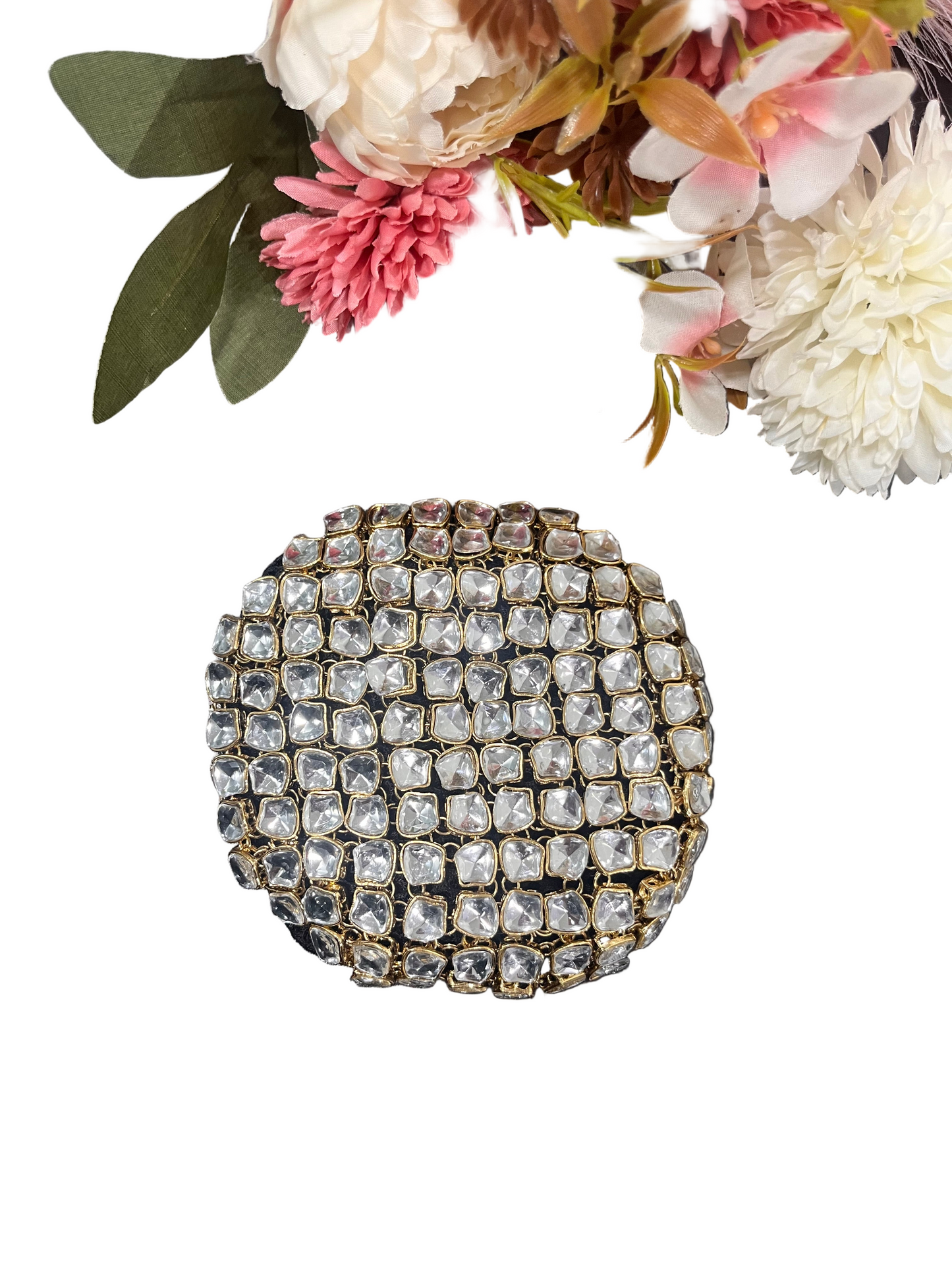 Kundan Bling Bun Strecthable (Elastic)