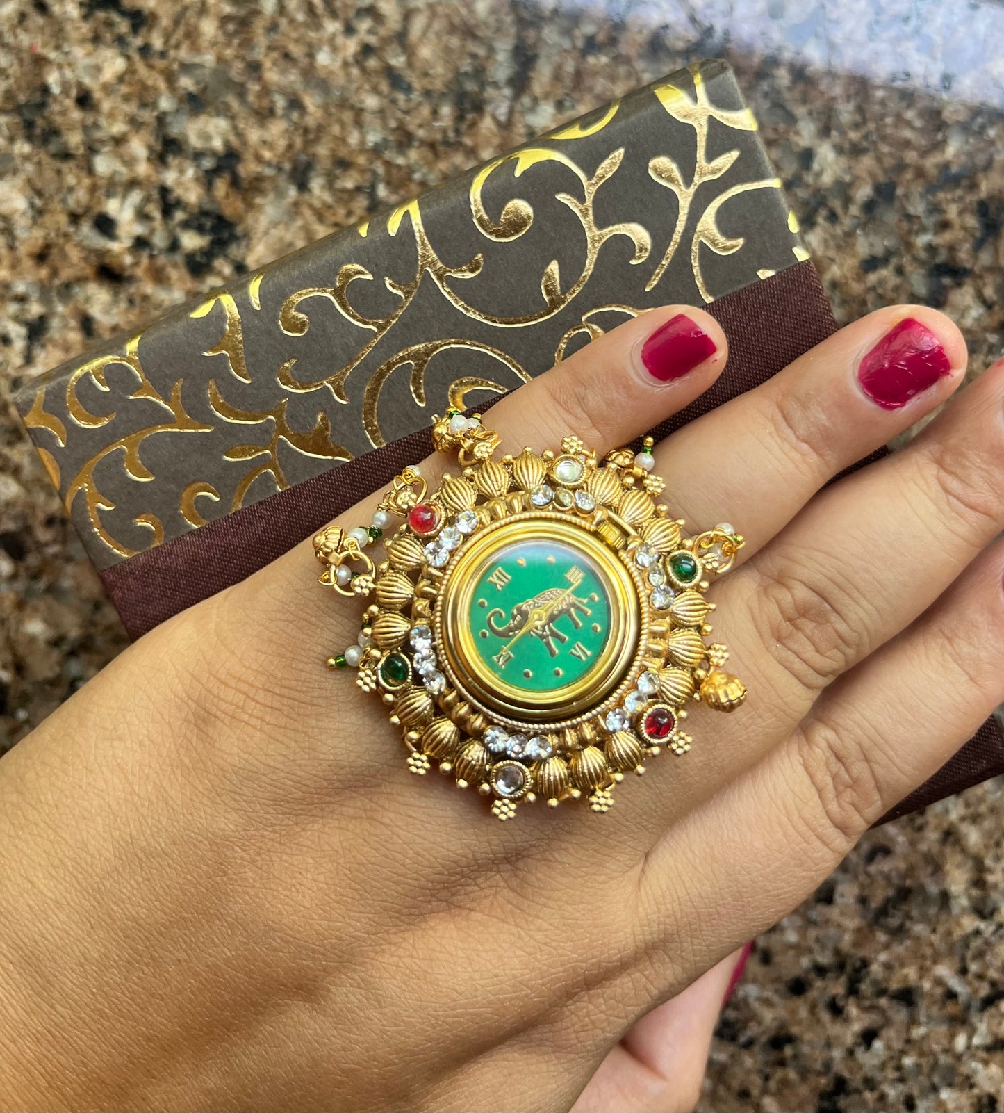 Watch Ring Green