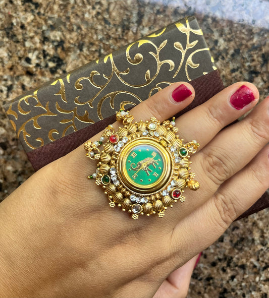 Watch Ring Green