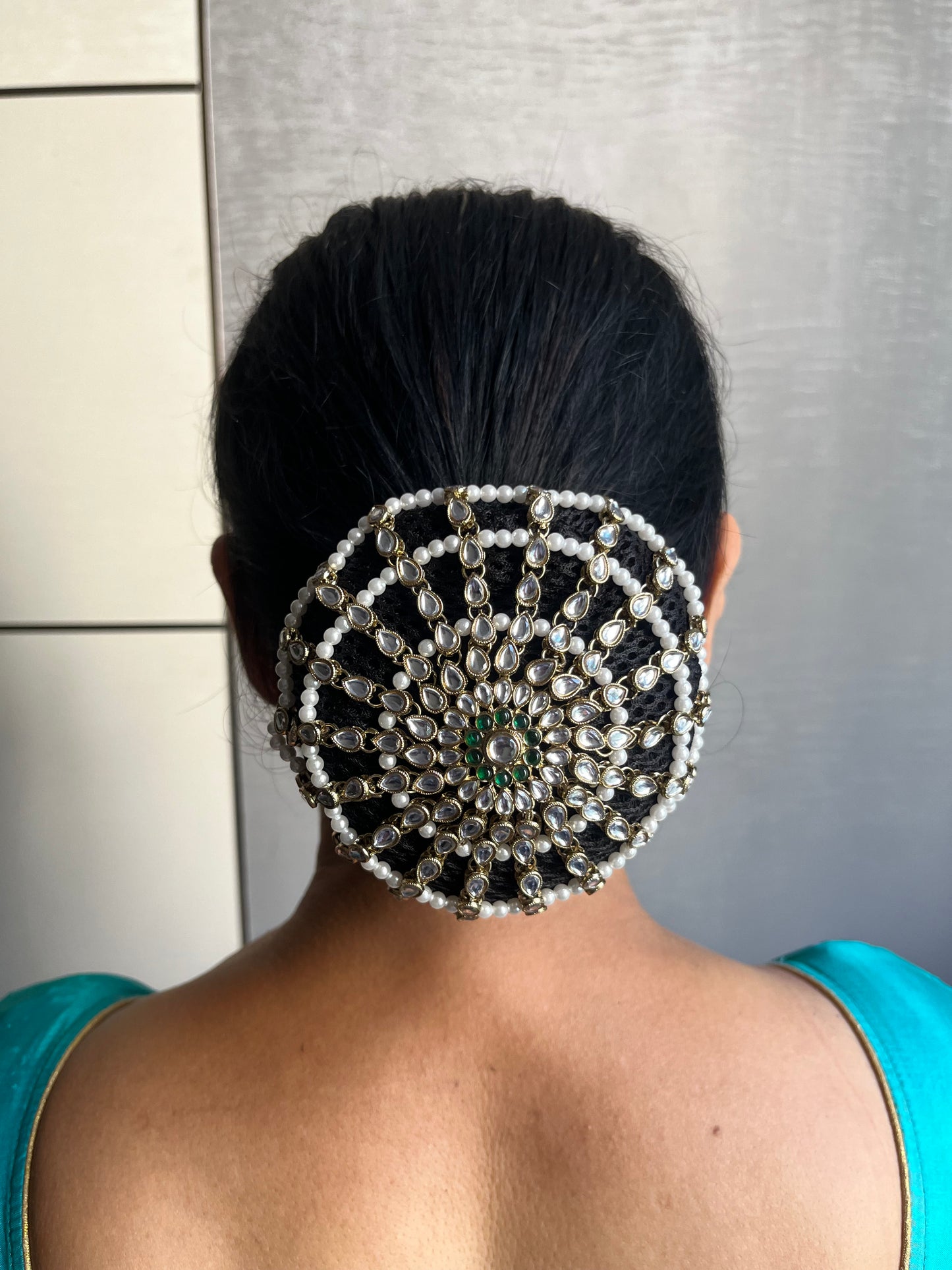 Green Elastic Bun (detachable)