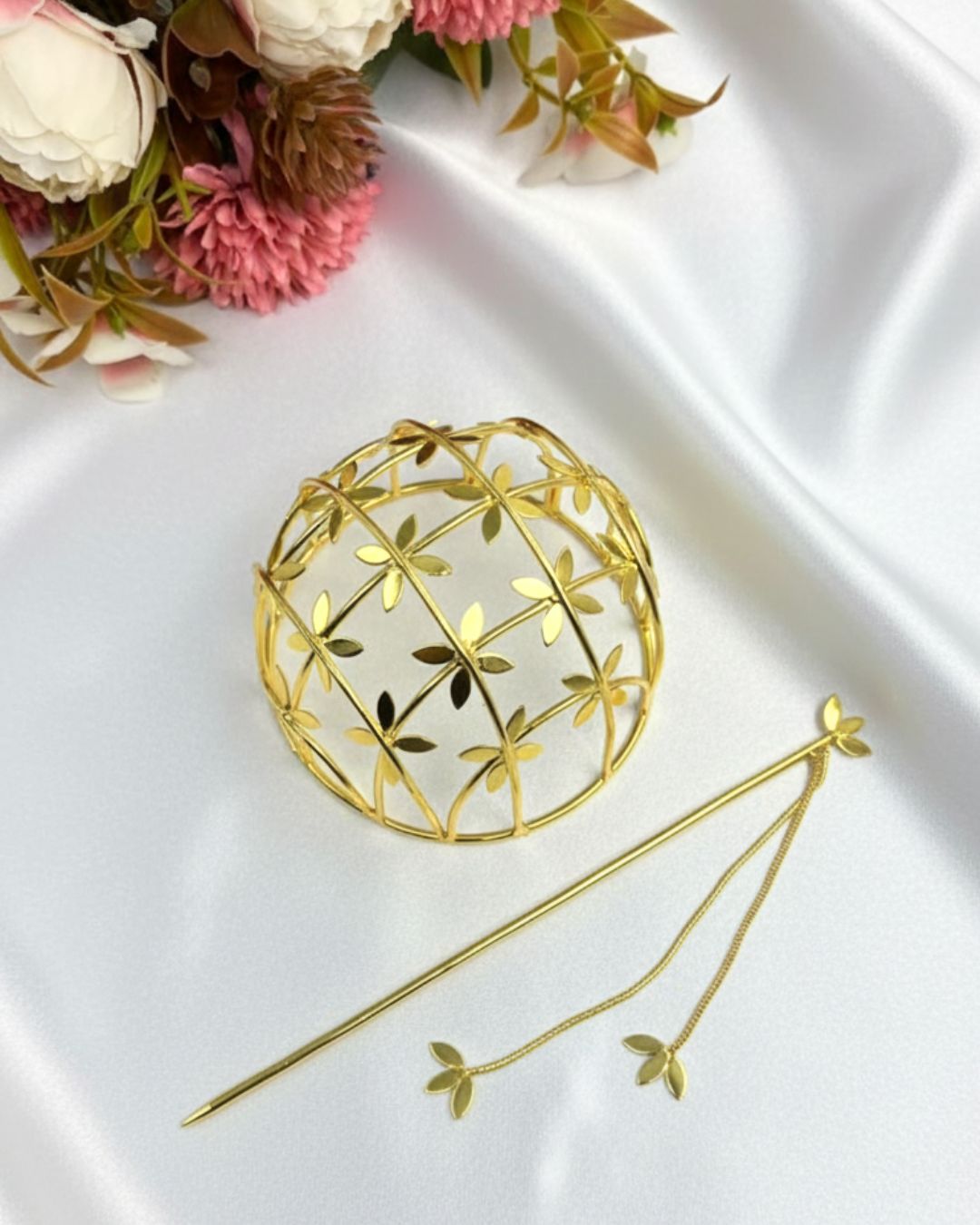 Leaf GOLD bun (metal)