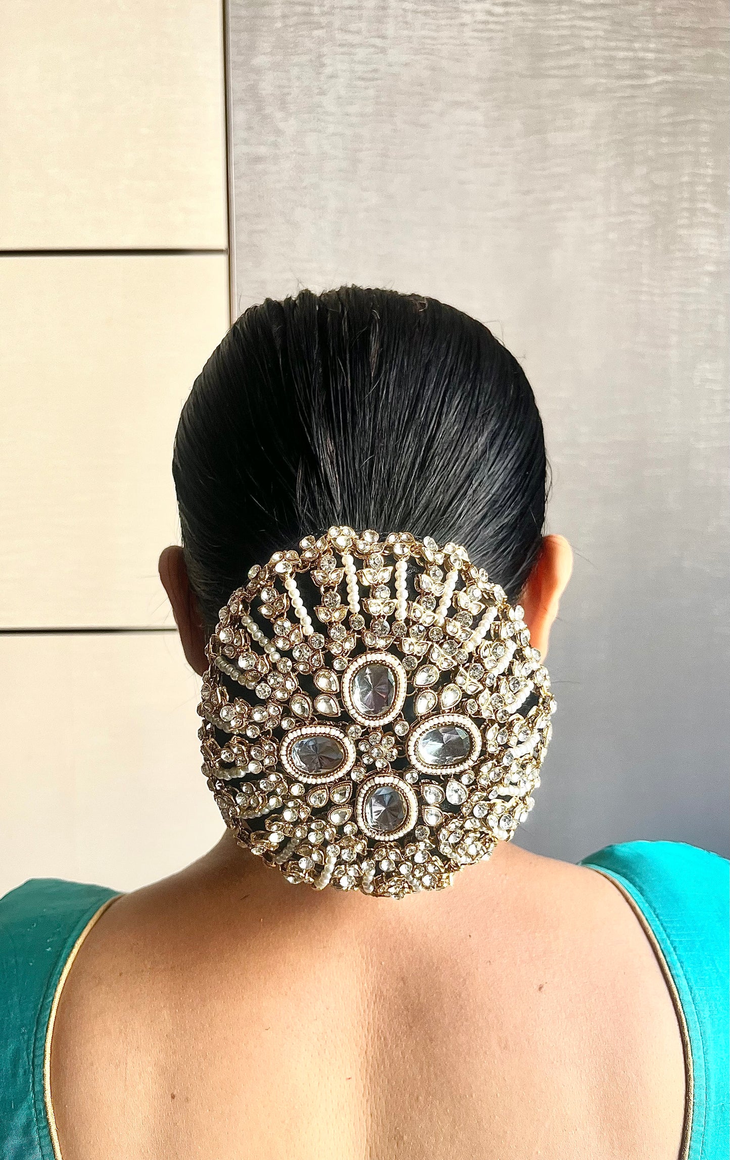Rajwada Bun (ultimate glam)