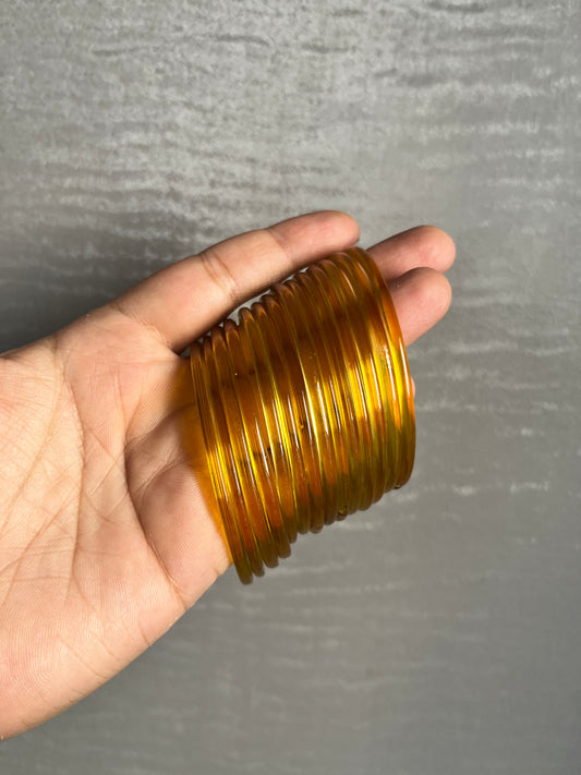 Jelly Bangles (yellow) 12 Bangles
