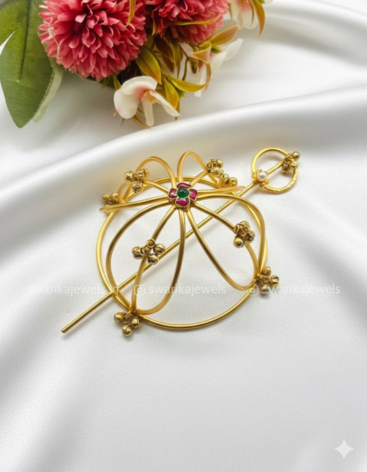 Rajwadi Gold Bun Ghungroo (metal)