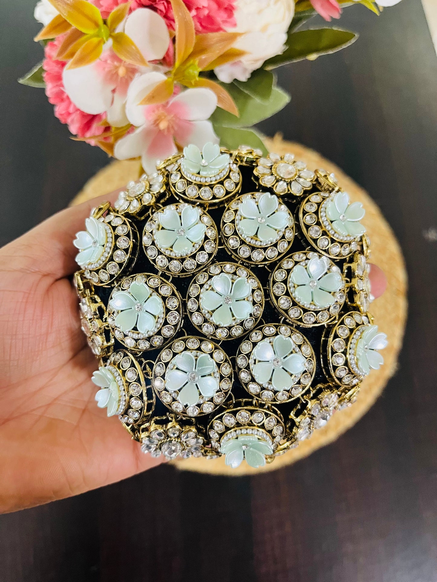 Blue applicates kargiri Bun (fairytale)