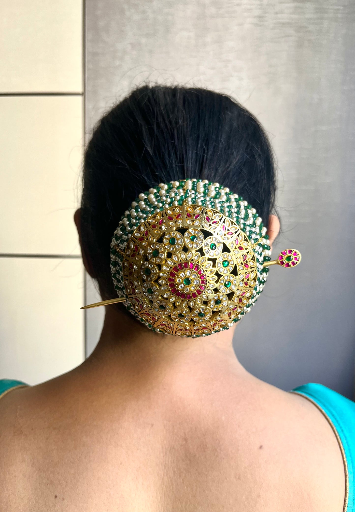Luxury Kundan Bun