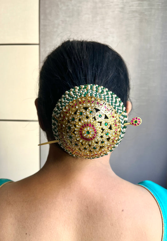Luxury Kundan Bun