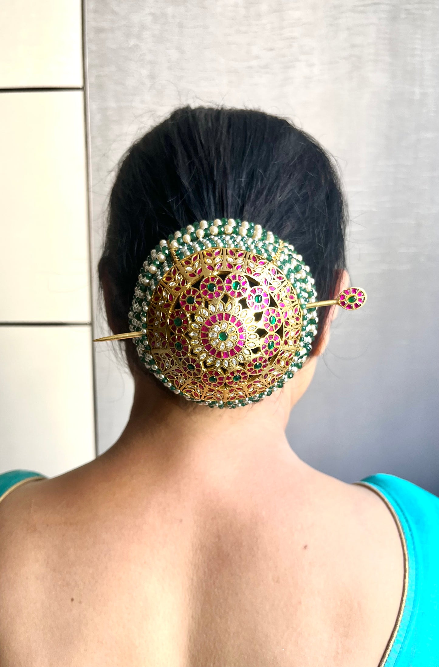 Luxury Kundan Bun