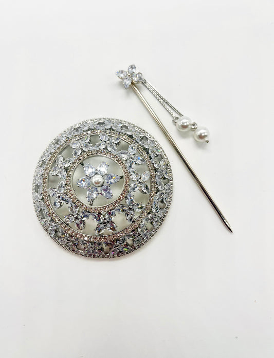 Silver Star Mini Bun (metal)